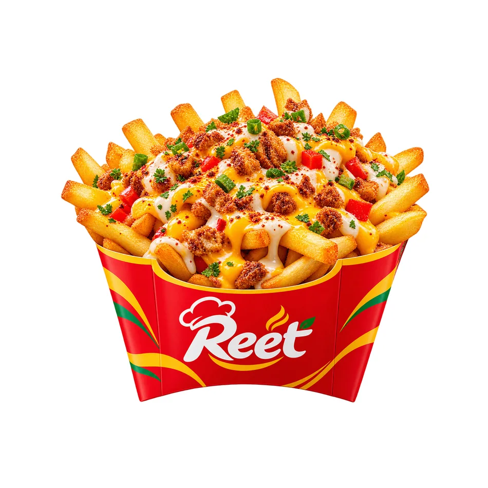 Reet loaded cheese fries
